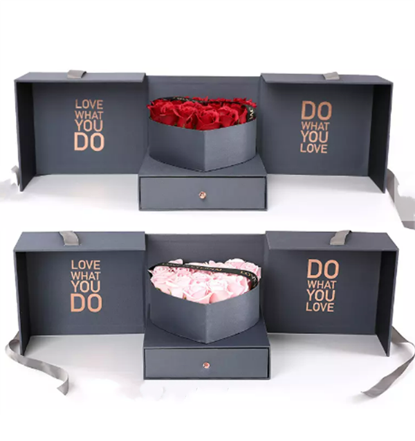 Hot Sale Cube Gift Box Creative Double Flower Box Surprise Box supplier