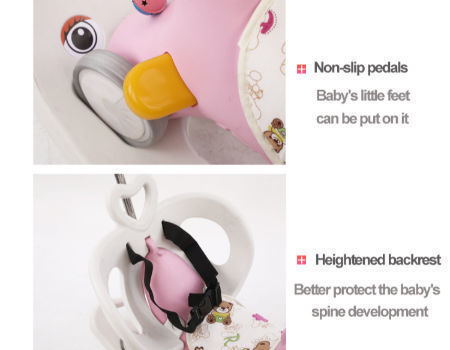 High quality riding toy baby plastic rocking horse new design for children multifunctional supplier