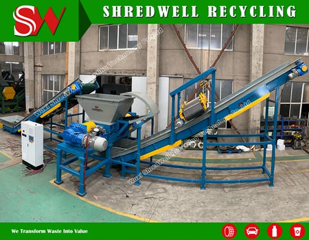 Scrap Steel Recycling Plant Metal Shredder System - China Waste