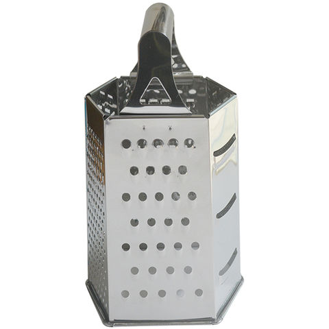 Kitchen Grater -Hchuang Nonstick Coating Stainless Steel with 6 Sides-Box  Grader Handheld,Food Graters for Cheese, Vegetables, Ginger,Fruit