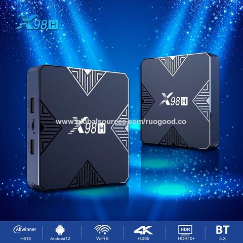 H96max RK3318 Android 10 16/32/64G HD TV Reproductor de decodificador. -  China Decodificador TV Box, Ott Decodificador