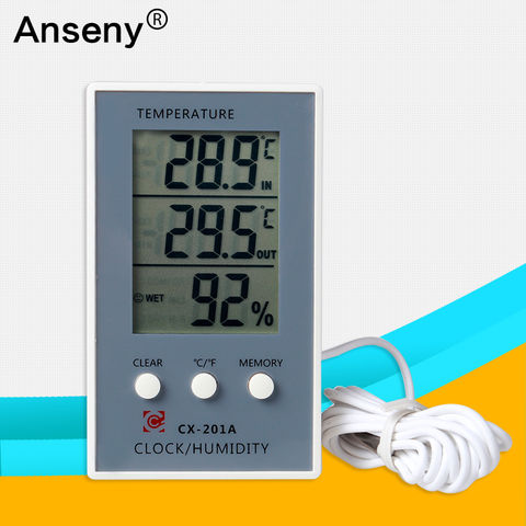 Mini thermomètre hygromètre d'intérieur 3pcs, thermomètre hygromètre  numérique, indicateur de température et d'humidité de précision-rose