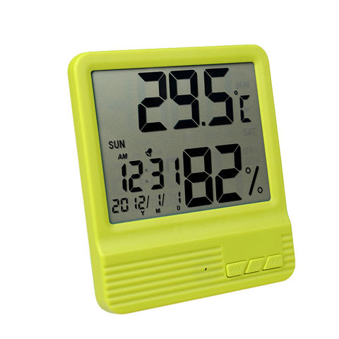 Thermomètre/hygromètre numérique Grand écran LCD 3,2” Intérieur D
