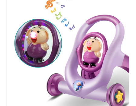 Baby toy Anti-Skid Stroller Walker Baby Anti-Rollover Coasting Safety Plastic Troller Toy supplier