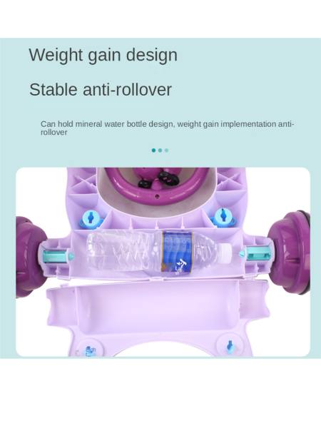 Baby toy Anti-Skid Stroller Walker Baby Anti-Rollover Coasting Safety Plastic Troller Toy supplier