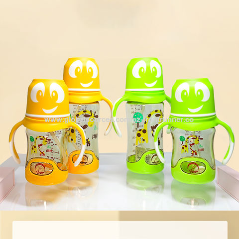 Baby Feeding Products Safe Silicone Glass Baby Bottles Soft Nipple Lovely  Smile Baby Milk Bottles $3.97 - Wholesale China Glass Baby Bottles at  factory prices from ShenZhen YongYi Baby Products Co.,Ltd.