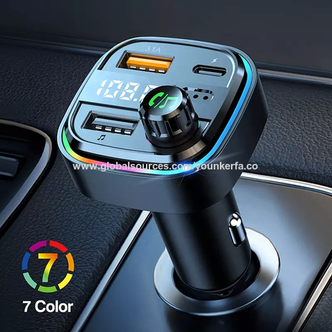 C26 - Adaptateur voiture Bluetooth - Transmetteur FM Bluetooth - Kit voiture  