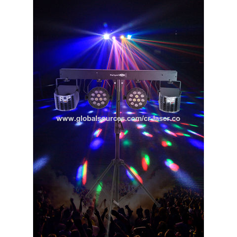 Lumières de discothèque, projecteur Laser RGB DJ Disco, lampe de scène à  domicile, boule Disco, lumières de fête rotatives, éclairage stroboscopique  - AliExpress