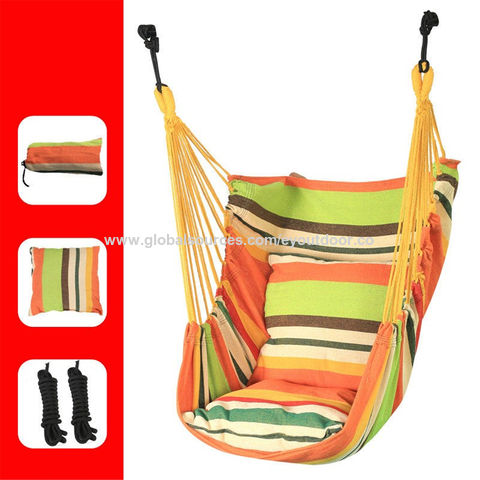 Hamaca silla colgante columpio silla columpio interior dormitorio cuna perezosa tejida a mano