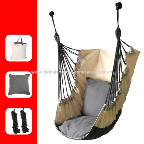 Hamaca silla colgante columpio silla columpio interior dormitorio cuna perezosa tejida a mano