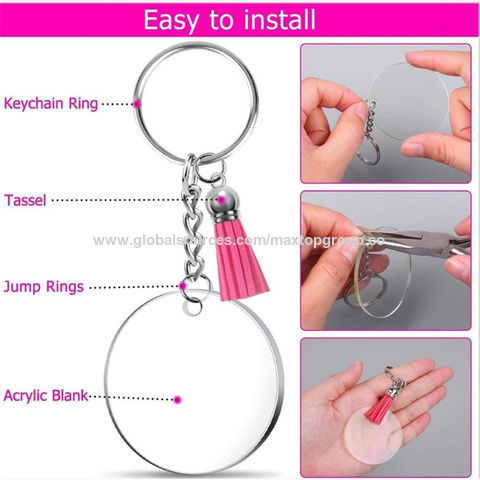 Sublimation Keychain Blank Acrylic Key Chain