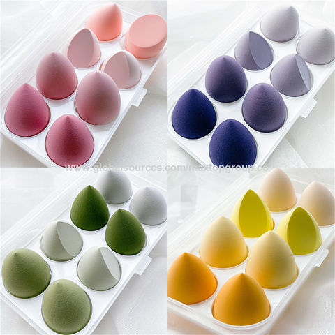 Ensemble d'Éponges de Maquillage Professionnelles pour Fond de Teint, Correcteur et Poudre - Application Parfaite pour Liquides, Crèmes et Poudres