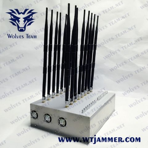 16 antenas de alta potencia todo-en-uno ajustable todas las frecuencias de  señal celular Jammer - China Jammer, celular Jammer