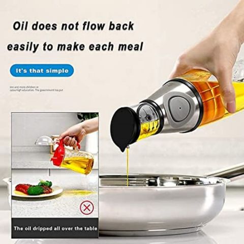 Leak Proof Glass Olive Oil Bottle Large Capacity Soy Sauce Vinegar  Container Kitchen Oil Dispenser Household Seasoning Pot - Gravy Boats -  AliExpress