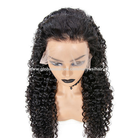 Deep Curly Wigs Cuticle Aligned Virgin Hair natural Black Color Lace Front Wigs Remy Human Hair Human Hair Front Lace Wig Lace Wig Buy China Wholesale Human Hair Wig 99 Globalsources