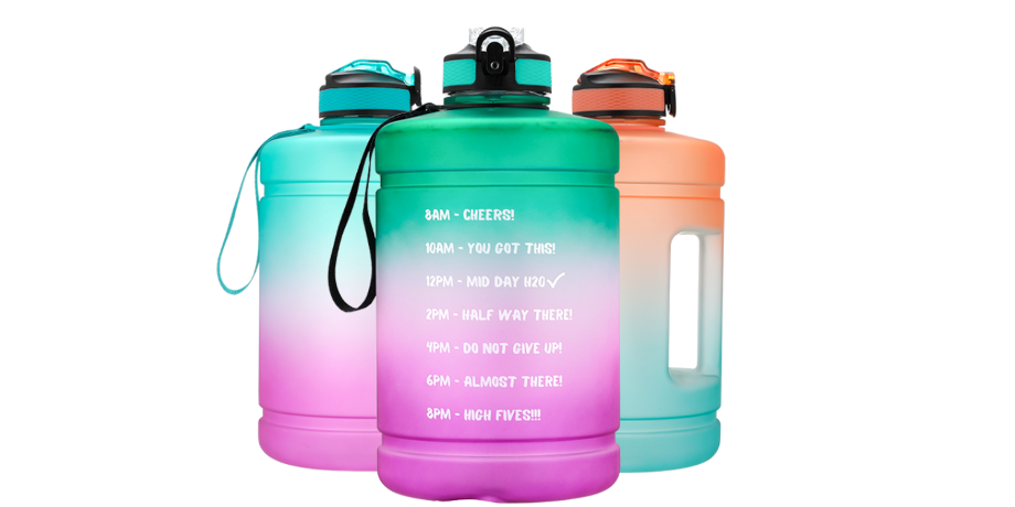 Buy Wholesale China 16oz Colorful Cute Reusable Glass Water Bottle With  Straw & Straw Water Bottle at USD 0.3