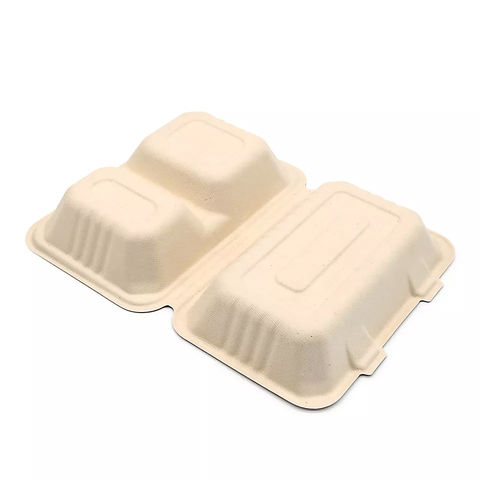 Buy Wholesale China Disposable Bagasse Boxes 6.5x6.5 Inch Europe