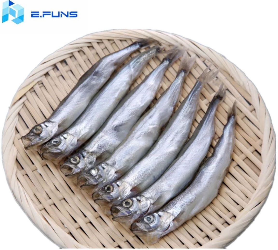 Bulk Buy China Wholesale 2022 New Catching Iqf Frozen Fresh Capelin  /shishamo Fish For Sale $500 from Jiangsu e.Funs Import & Export Co., Ltd.