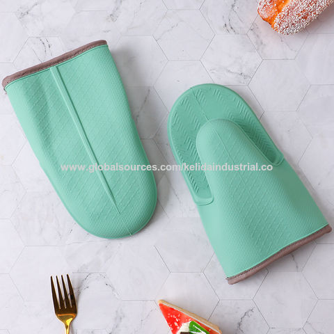 Buy Wholesale China Hot Pads Potholders Long Oven Mitts And Pot Holders Heat  Resistant Silicone Oven Mittens Oven Gloves & Silicone Gloves at USD 1.35