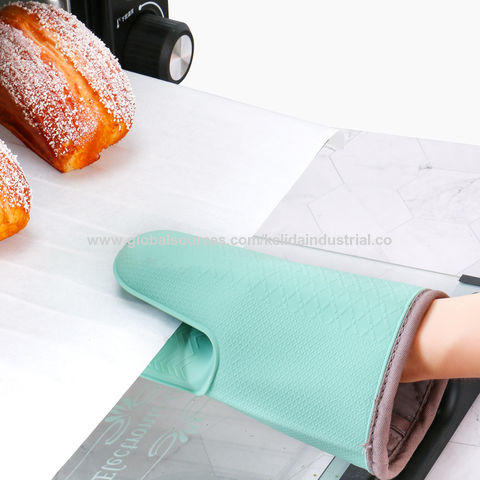 Buy Wholesale China Hot Pads Potholders Long Oven Mitts And Pot Holders Heat  Resistant Silicone Oven Mittens Oven Gloves & Silicone Gloves at USD 1.35