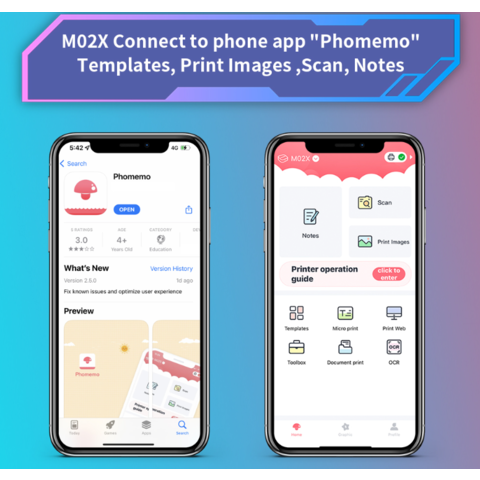 M02X Portable Printer – Phomemo