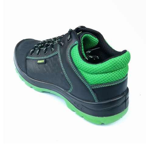 Zapato industrial green safety hot sale