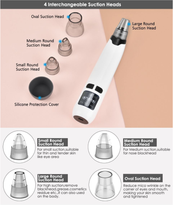 Buy Wholesale China Blackhead Vacuum Removers, Blackhead Absorbing