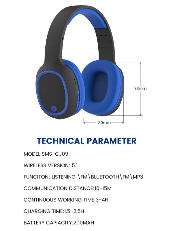 Buy Wholesale China Wireless Noise-cancelling Headset Adjustable