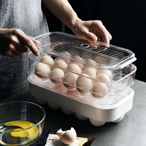 Compre Organizador De Huevos De 24 Rejillas De Pet Transparente Para  Refrigerador y Organizador De Huevos de China por 3.75 USD