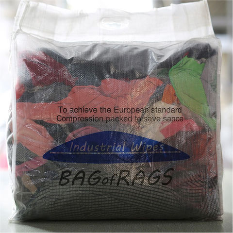 Trapos de tela con cabeza de algodón, trapos industriales