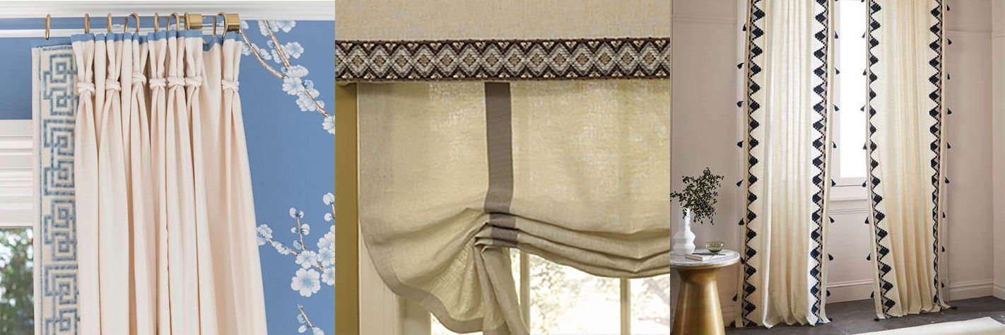 Buy Wholesale China Curtain Trim Fabric Decorative Tape Curtain