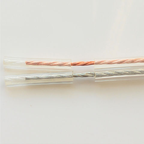 14AWG Speaker Cable Transparent Clear Wire Audio Stereo Car 14/2