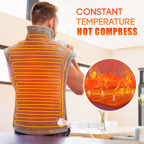 Unisex Heated Neck Shoulder Massager Comfortable Hot Compress