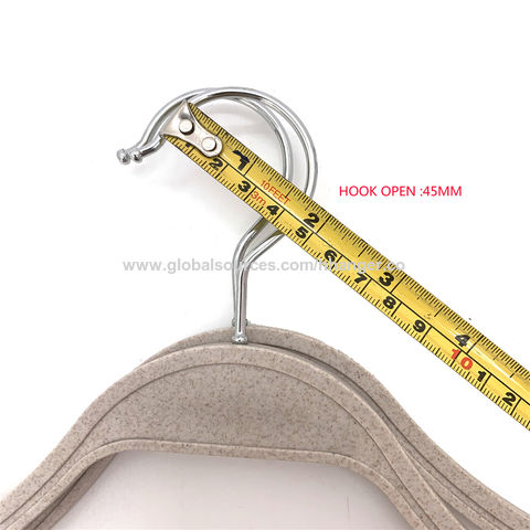 Source Hot Sale white cheap Plastic Clothes Hanger Slim space