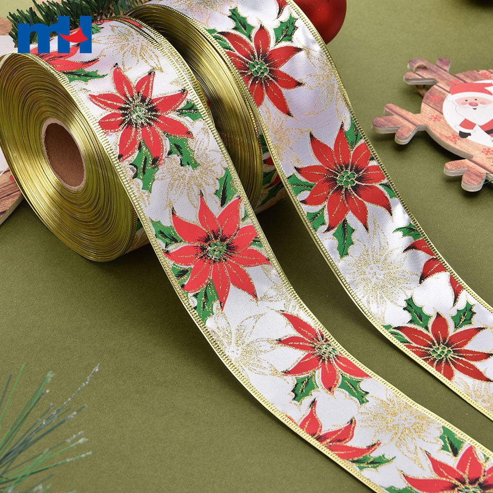 KING YOUNG manufacturer of high quality design Christmas ribbon, satin,  sheer, grosgrain, printed ribbon, metallic ribbon, jacquard ribbon, plaid  ribbon, wired ribbon, glitter ribbon, trims, Christmas decoration, party  decoration, cut edge ribbon