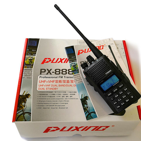 جهاز الإرسال والاستقبال FM الاحترافي PX-888K - راديو FM ثنائي الاتجاه عالي الجودة للاستخدام التجاري
