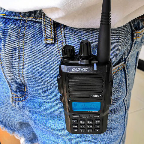 جهاز الإرسال والاستقبال FM الاحترافي PX-888K - راديو FM ثنائي الاتجاه عالي الجودة للاستخدام التجاري