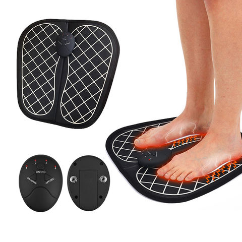 Electric EMS Foot Massager Leg Reshaping Pad Feet Muscle Stimulator Mat USB