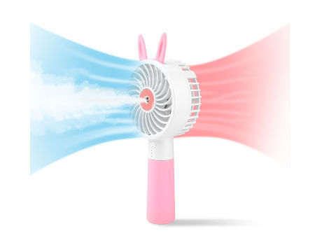 Achetez Mini Ventilateur à 90 Degrés de Refroidissement Par Pulvérisation  de Brume à 90 Degrés Avec Base Détachable - Blanc de Chine