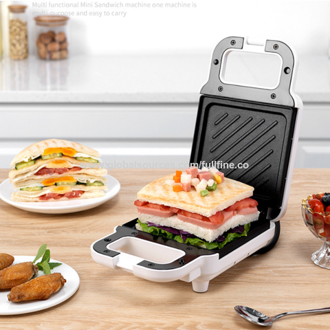 Mini Breakfast Maker Electric Double Sided Heated Sandwich Breakfast  Machine Home Light Food Multifunctional Toaster Baking