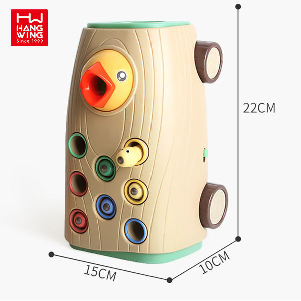 Toddler Hungry Woodpecker Montessori Toys Magnetic Game, Preschool
