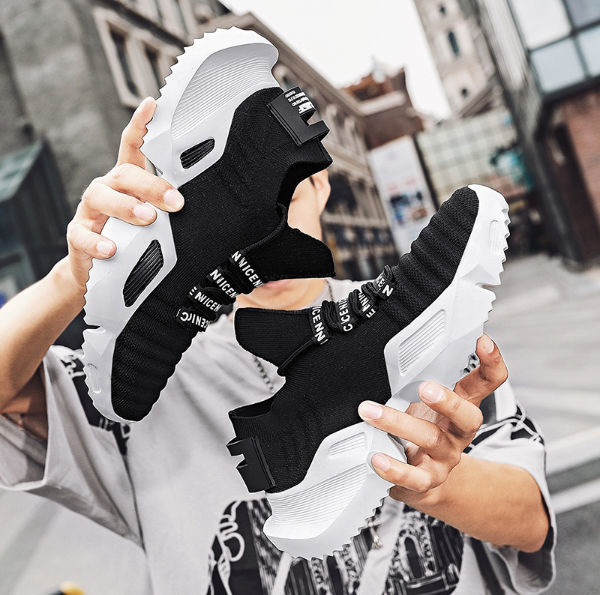 Casual Sneakers High Top Shoes Men White Sport Shoes 2020