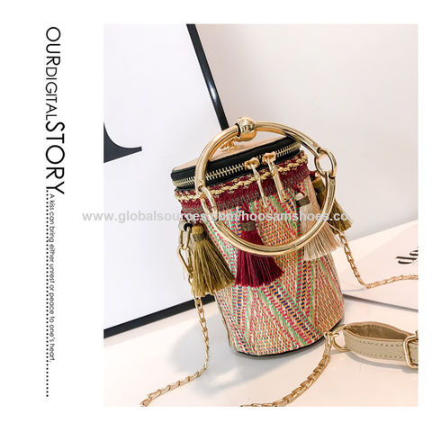 Sac en shop paille 2019