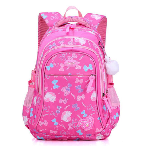 Fashion Waterproof Oxford PU Leather Backpack Girls School Bag