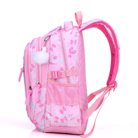 Fashion Waterproof Oxford PU Leather Backpack Girls School Bag