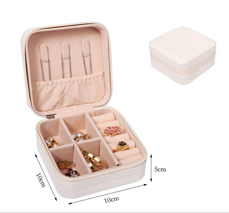 Buy Wholesale China Pu Leather Small Jewelry Box, Travel Portable ...