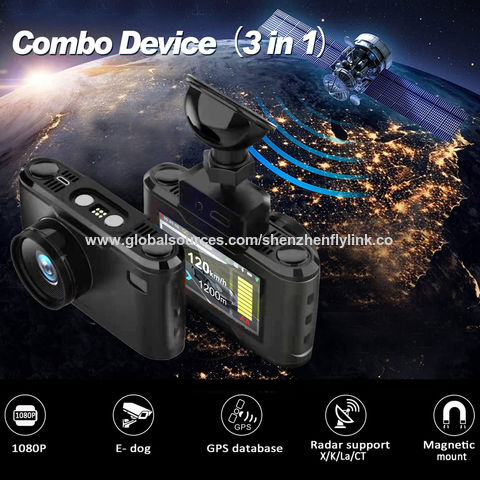 Buy Wholesale China Combo Dash Camera 1080p 3-in-1 Wifi Gps Radar