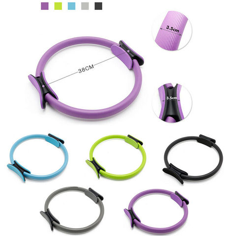 38CM Professional Yoga Circle Pilates Sport Magic Ring Women Fitness  Kinetic Resistance Circle Gym Workout Pilates Accessories