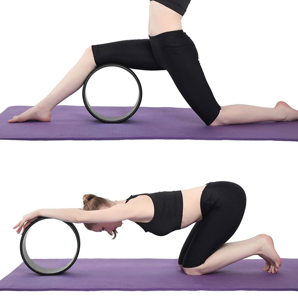 Buy Wholesale China Yoga Wheel Waist Abdominal Fitness Gym Workout Yoga  Pilates Circle Roller For Back Pain Stretching F & Yoga Circles at USD  22.63