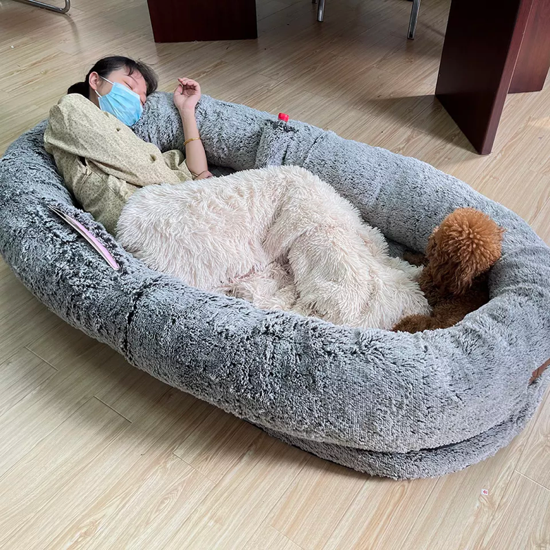 Bulk Buy China Wholesale Wholesale Soft Plush Pp Fiber Safety Orthopedic Memory Foam Xxl Giant Human Size Dog Pet Bed 78 from Shanghai Gravim Industrial Co. Ltd Globalsources